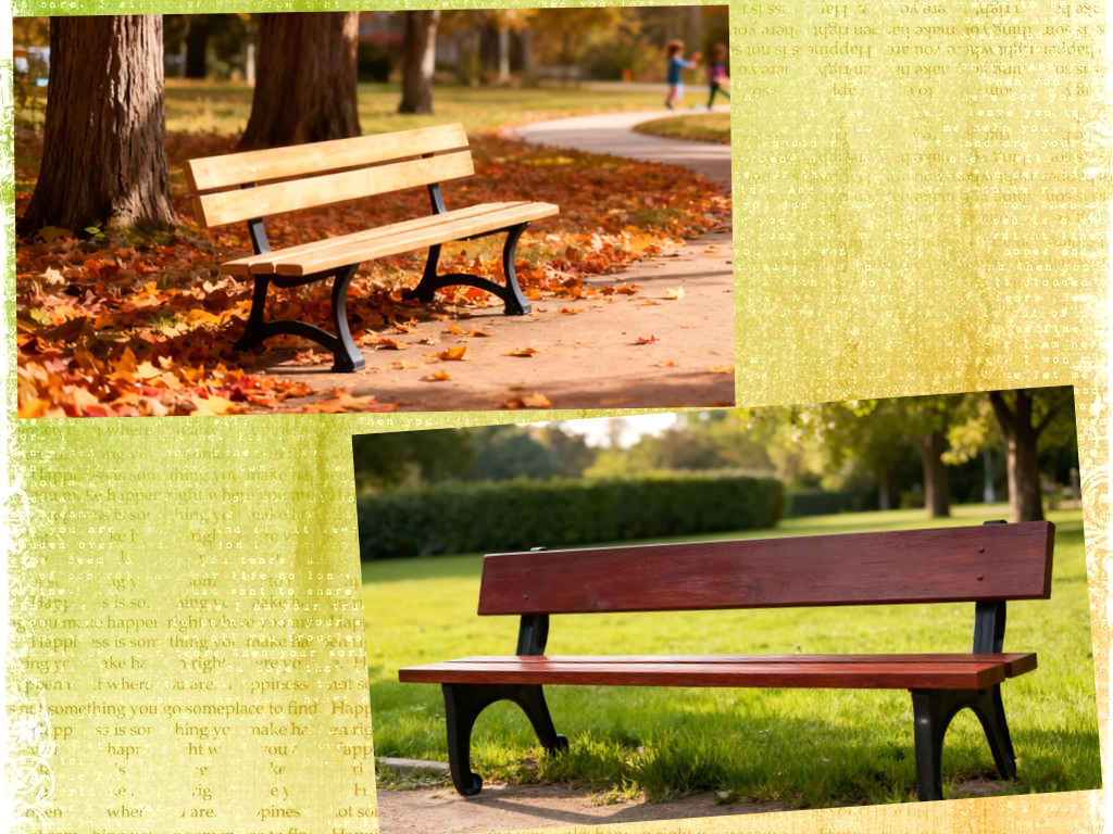 Park Benches in USA and Europe: The Role of Bench Legs and Design